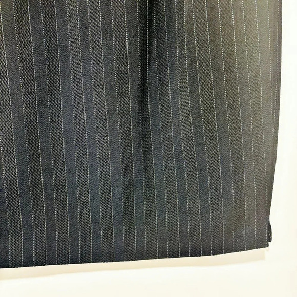 HAMMER Vintage black striped wool skirt - Picture 4 of 7